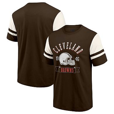 Men's Darius Rucker Collection by Fanatics Brown Cleveland Browns Football T-Shirt