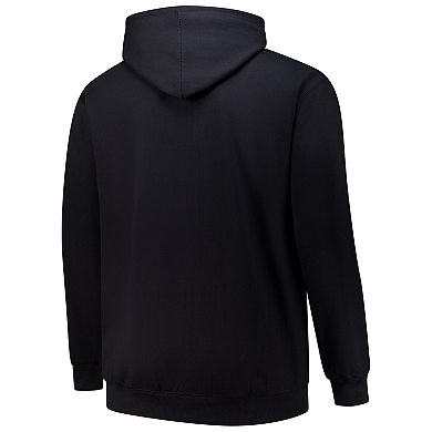 Men's Black Pittsburgh Pirates Stack Fleece Pullover Hoodie