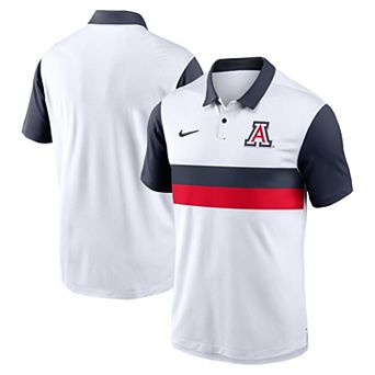 Men's Nike White/Navy Arizona Wildcats Primetime Campus Pattern Vapor Dri-FIT Polo