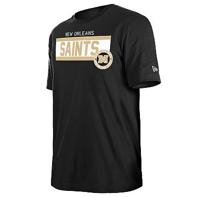 Men's New Era Black New Orleans Saints 3rd Down Domestic T-Shirt