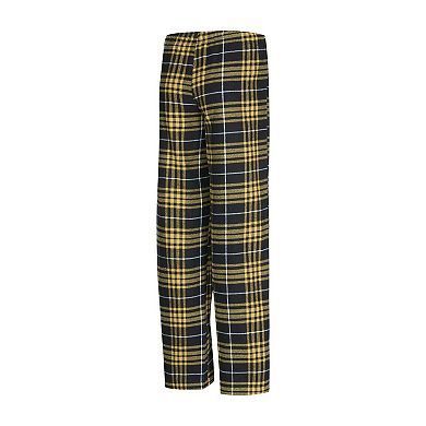 Women's Concepts Sport Black Purdue Boilermakers Vector T-Shirt & Flannel Pants Sleep Set