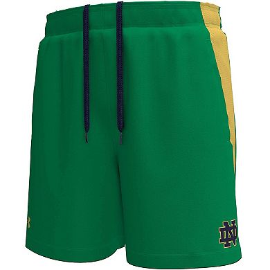 Men's Under Armour Green Notre Dame Fighting Irish Tech Vent Performance Short