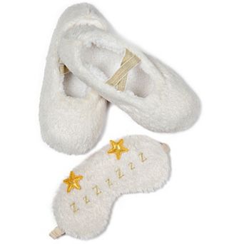 Ticket To Dreamland Eye Mask & Slipper Set