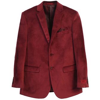 Gioberti Men's Formal Super Soft Velvet Blazer Jacket