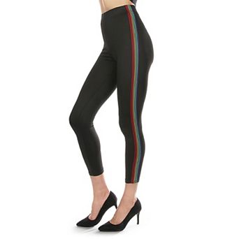 Women's Rainbow Racer Stripe Leggings
