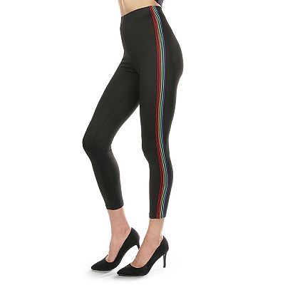 【CoySeio】 STRIPE ROUGH LEGGINGS 3色 STRIPE ROUGH LEGGINGS DARK GREY - coyseio