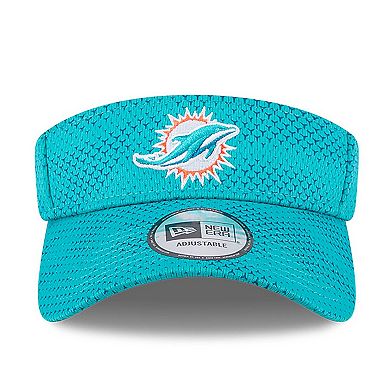 Men's New Era Aqua Miami Dolphins 2024 Sideline Visor