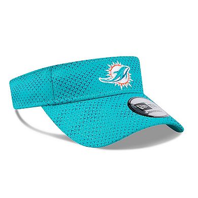 Men's New Era Aqua Miami Dolphins 2024 Sideline Visor