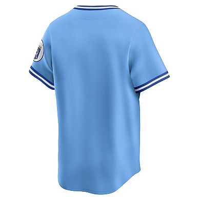 Men's Nike Light Blue Kansas City Royals Cooperstown Collection Limited Jersey