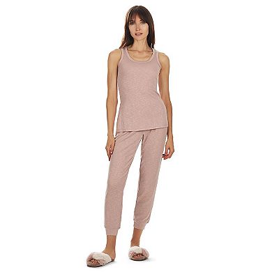 Women's Soft Rib Slub Knit Comfort Slouch Leggings