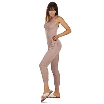 Women's Soft Rib Slub Knit Comfort Slouch Leggings