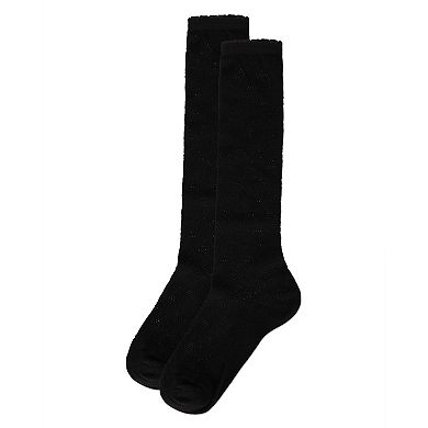 Girls' Open Work Heart Knee High Socks
