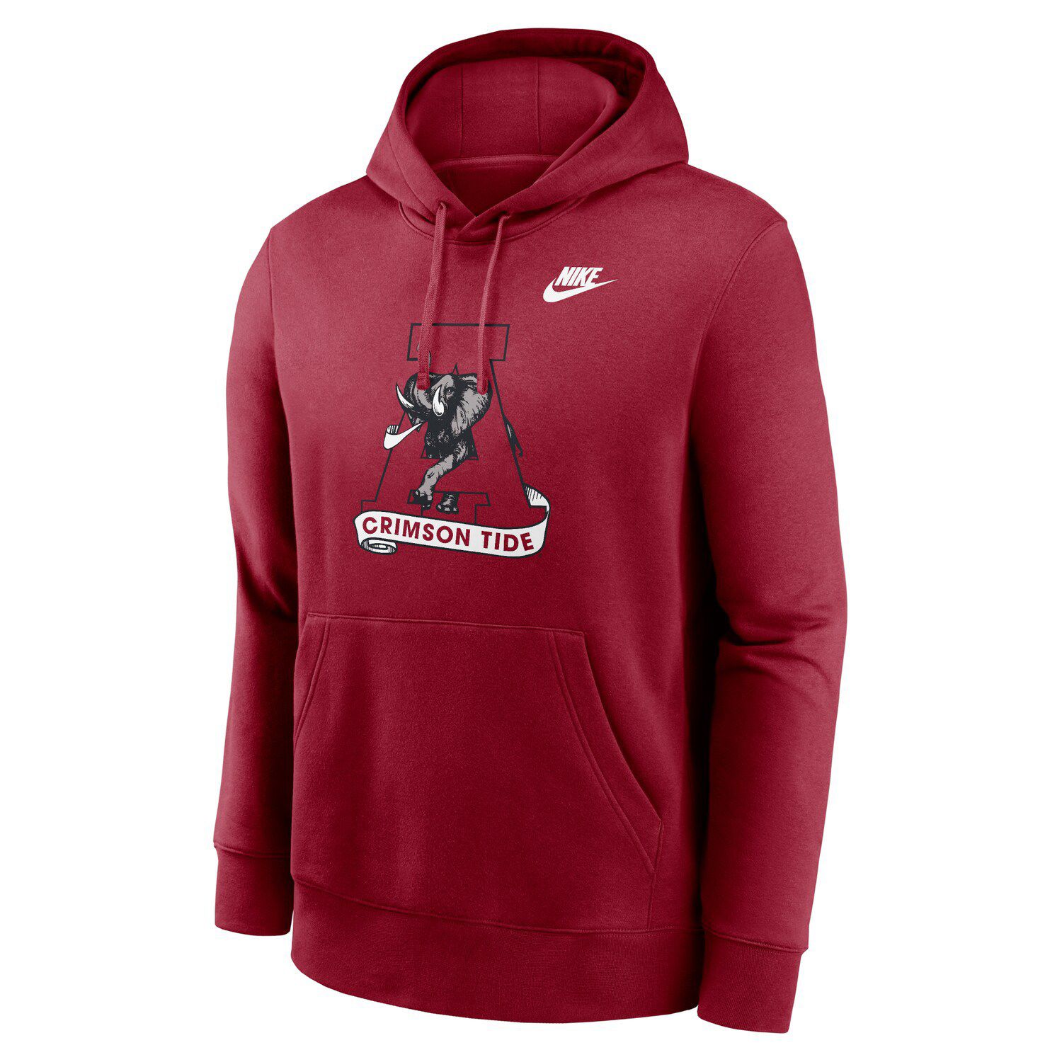 Blue 84 Men's Alabama Crimson Tide Hoodie - Arched Grey Team Apparel