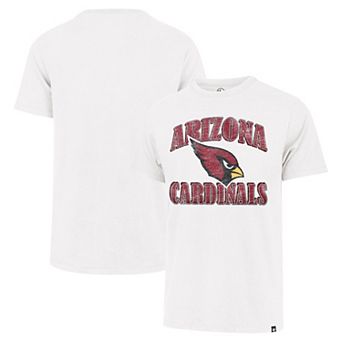 Men's '47 White Arizona Cardinals Overrun Franklin T-Shirt