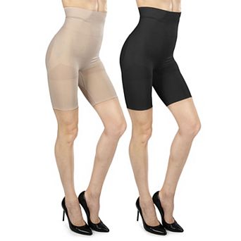 2 Pack High-waisted Thigh Shaper