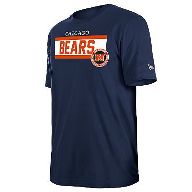 Men's New Era Navy Chicago Bears 3rd Down Domestic T-Shirt