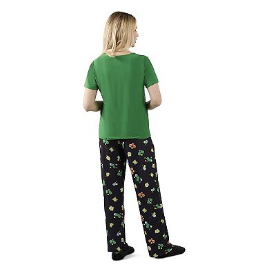 Women's Pickleball Princess Two Piece Pj Set In A Bag