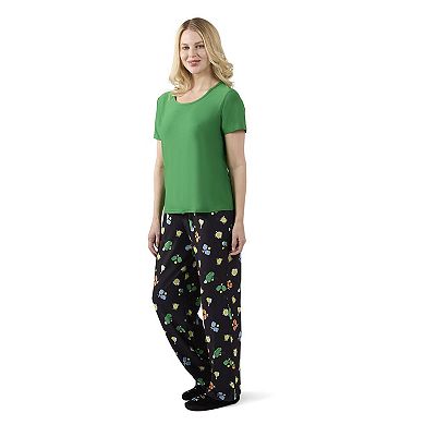 Women's Pickleball Princess Two Piece Pj Set In A Bag