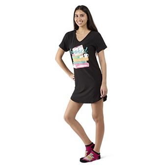 Women's I'm Totally Booked V-neck Sleepshirt