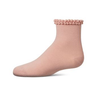 Girls' Bubble Stitch Welt Anklet Socks