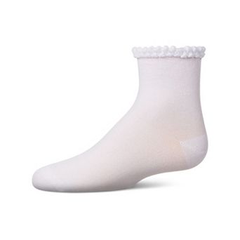 Girls' Bubble Stitch Welt Anklet Socks
