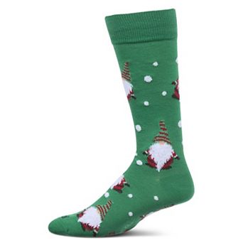 Men's Gnomes For The Holidays Holiday Novelty Crew Sock