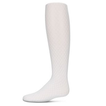 Girls' Diamond Semi Opaque Nylon Tights