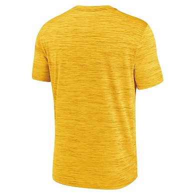 Men's Nike Gold Pittsburgh Steelers Blitz Velocity Modern Performance T-Shirt