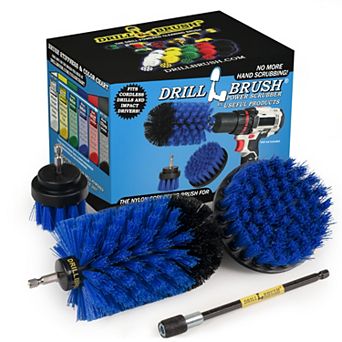 4 pc Pool Cleaning Kit - Aquarium Cleaning Products - Fish Tank Cleaner Brushes
