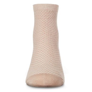 Girls' Pique Stitch Anklet Socks