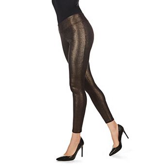 Metallic High Waist Shaping Leggings
