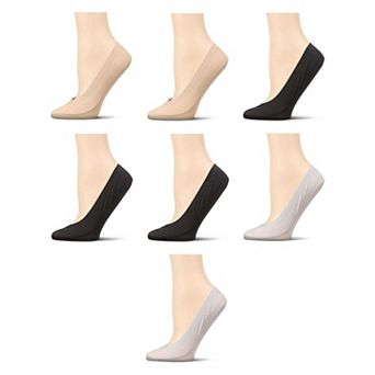 Women's 7 Pair Pack Fine Edge Liner Socks