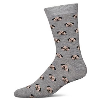 Men's Dog Face Cashmere Crew Socks