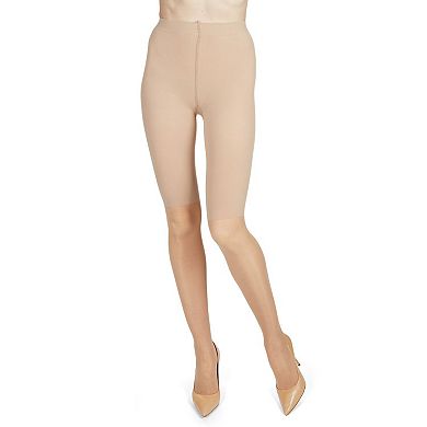 Women's Half & Half Light Support Leg Nylon Pantyhose