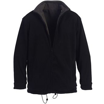 Gioberti Men's Zip Up Reversible Polar Fleece Heavy Jacket
