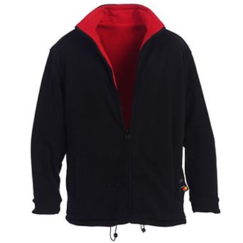 Gioberti Men's Zip Up Reversible Polar Fleece Heavy Jacket