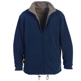 Gioberti Men's Zip Up Reversible Polar Fleece Heavy Jacket
