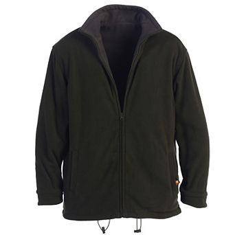 Gioberti Men's Zip Up Reversible Polar Fleece Heavy Jacket
