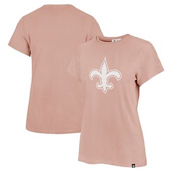 Women's '47 Light Pink New Orleans Saints Premier Frankie T-Shirt