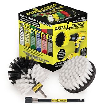 Auto Brush Kit With Extension - Car Detailing - Motorcycle - Truck Cleaning - Upholstery