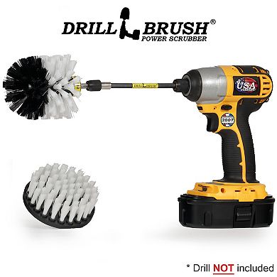 Auto Brush Kit With Extension - Car Detailing - Motorcycle - Truck Cleaning - Upholstery