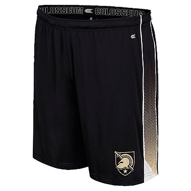 Men's Colosseum Black Army Black Knights Online Shorts
