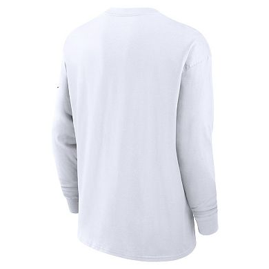 Men's Nike White West Virginia Mountaineers Legacy Max90 Pocket Long Sleeve T-Shirt