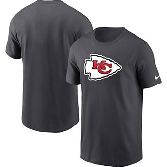 Men's Nike Charcoal Kansas City Chiefs Primary Logo T-Shirt