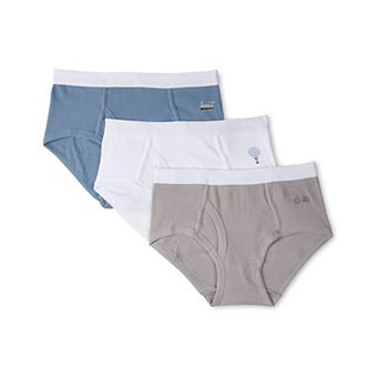 Boys' 3 Pair Pack On The Move Ribbed Briefs