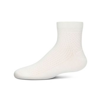 Girls' Pointelle Dot Anklet Socks