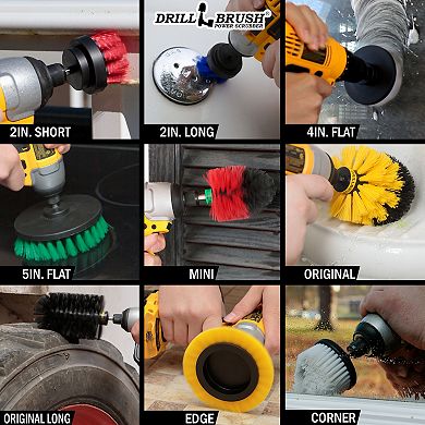 Carpet Cleaner - Car Cleaning Brush Kit - Grill Brush - Oven Cleaner - Shower Cleaner - Household