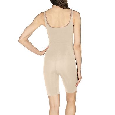 Women's Bodysmoothers Open-bust Bodysuit With Thigh Shaper
