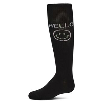 Girls' Hello Knee High Socks
