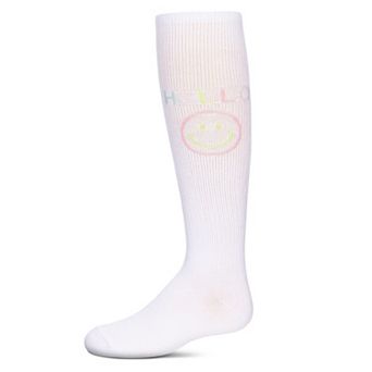 Girls' Hello Knee High Socks